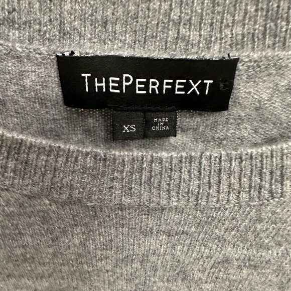The Perfext Grey Cashmere Crop Top Tank Top - Picture 4 of 4